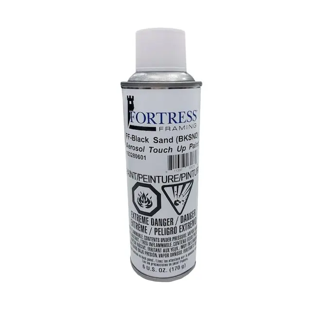 Fortress Building Products 183280601 Paint 183280601 Black Sand Aerosol Touch-Up