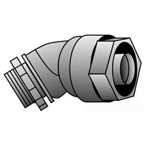 O-Z/Gedney 4Q-475 3/4 Inch 45 Degree LFMC Connector