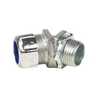 Thomas & Betts 5244 TB 1 Inch Non-Insulated 45 Degree Liquidtight Conduit Connector