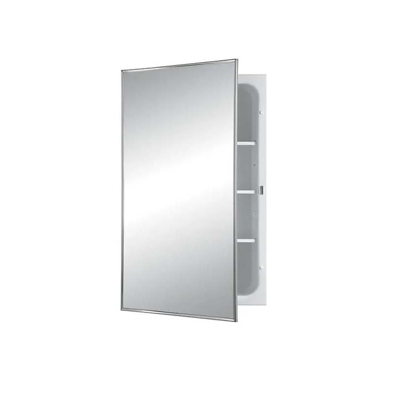 Jensen 468BC Styleline 26-1/8 in. Recessed Mount Medicine Cabinet in Basic White