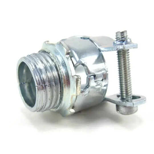 T&B IND FITTING 254-TB Squeeze Connector, Straight, Trade Size 1/2 Inch, Knockout Size 1/2 Inch