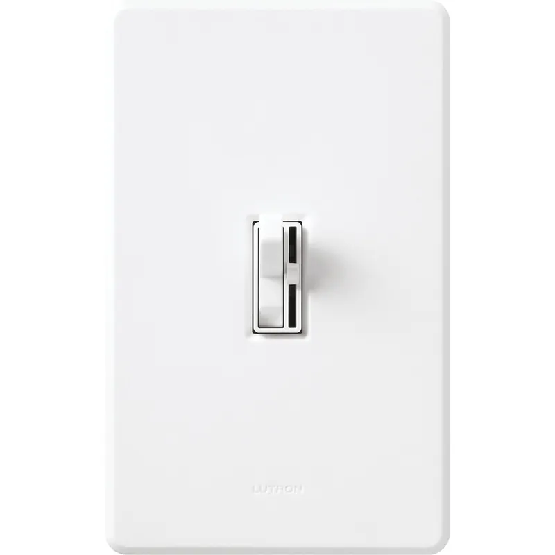 Ariadni AYLV-600P-WH Lutron AYLV-600P-WH 120 VAC 600 VA White 1-Pole Magnetic Low Voltage Preset Dimmer