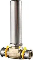 Viega 97114 PureFlow 1/2 in PEX 160 psi Brass Tee Arrestor
