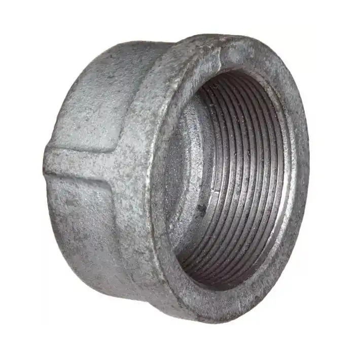 Malleable Fittings ZMGCA07 Import Malleable Fittings 1-1/2 Galv Mall Cap Imp