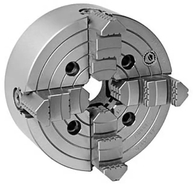 Bison 7-851-1628 16 A2-8 4-Jaw Ind Chuck Solid Jaws Semi-Steel