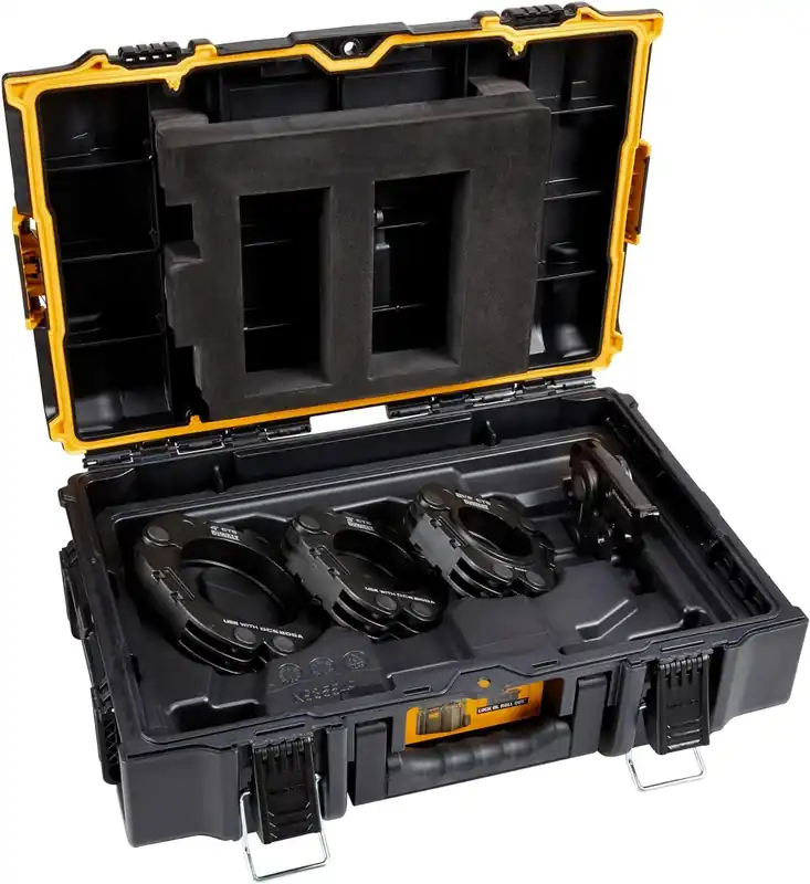 DeWALT DCK201K Press Kit Tool Kit, Press Rings and Jaw, 2-1/2 to 4 Inch