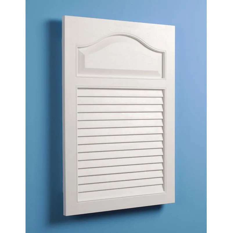 Jensen 615 Louver Door Polystyrene Medicine Cabinet In White