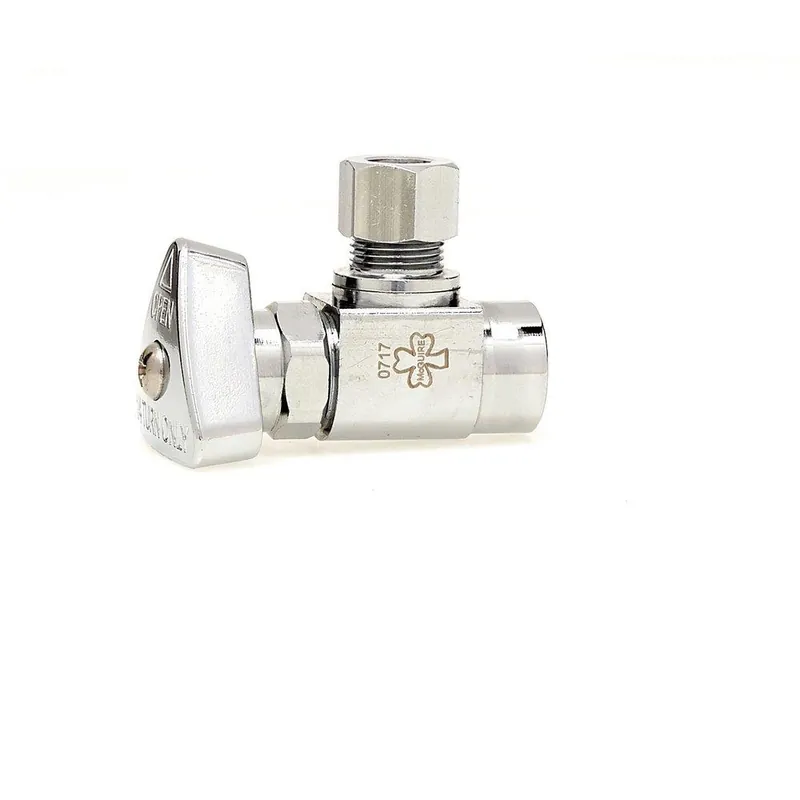 McGuire Manufacturing LFBV07 Convertible 1/2 x 3/8 in. Sweat x OD Tube Loose Key Angle Supply Stop Valve