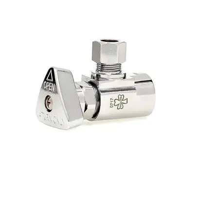 McGuire Manufacturing LFBV02 Convertible 1/2 x 3/8 in. IPS x OD Tube Loose Key Angle Supply Stop Valve