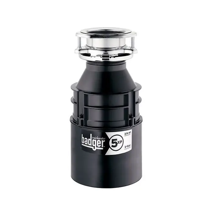 Badger 5XP 79030-ISE Garbage Disposal Continuous Feed 3/4 Horsepower Replacement MPN