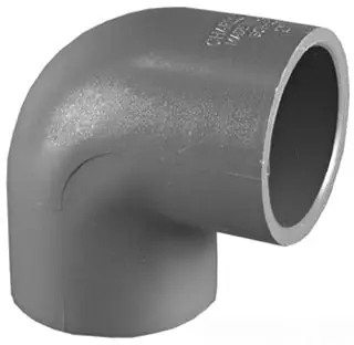 CHARLOTTE 806-015 PVC (Schedule 80) 8300 Series Elbow, 90 Degrees, S x S