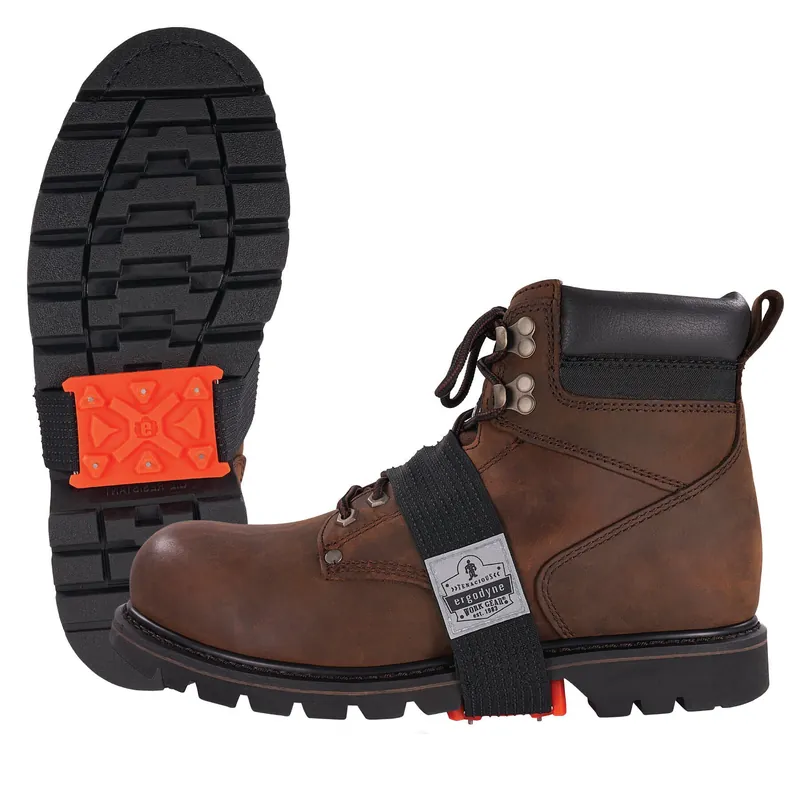 Ergodyne 16321 TREX 6317 Mid-Sole Ice Cleats, Heeled Boot