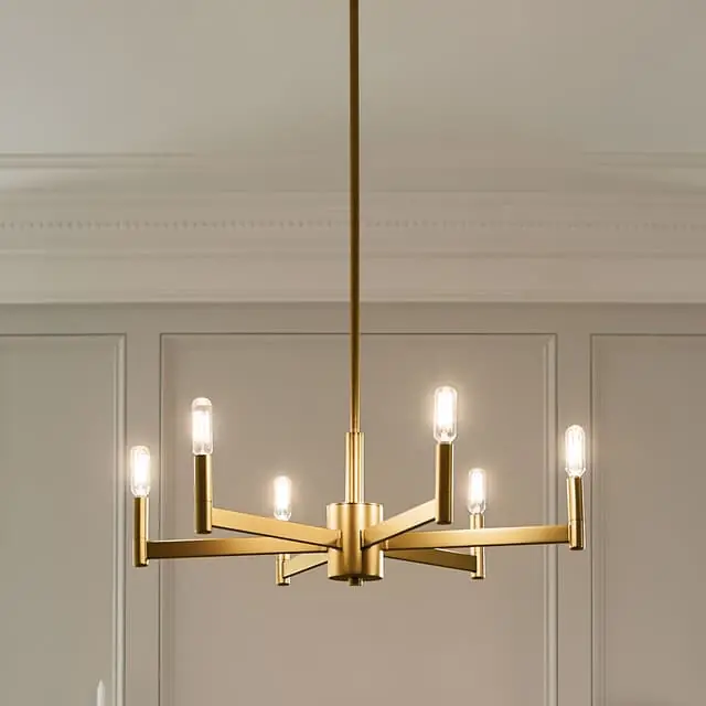 Kichler 43859NBR Erzo Chandelier 6Lt