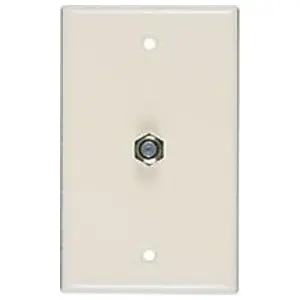 Allen Tel AT1031-F-15 Flush Mount TV Wall Jack White