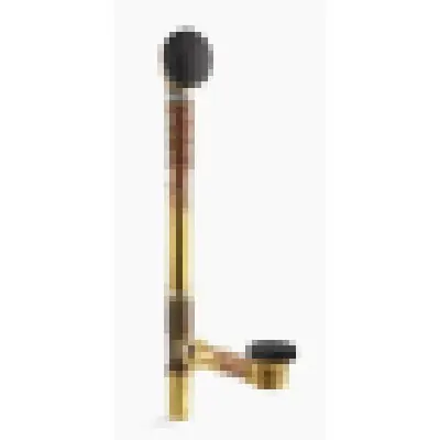 KOHLER 7259-BL ClearFlo Brass Toe Tap Bath Drain