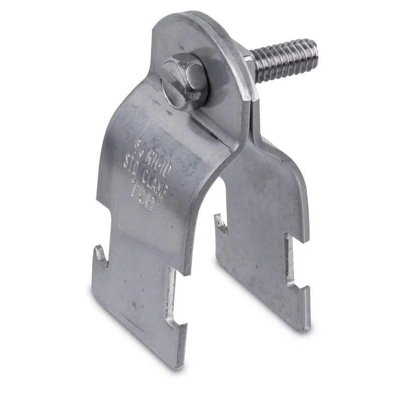 Kindorf C-106-1/2 Pipe Strap 1/2 Inch Galv Krom Steel Channel Mount