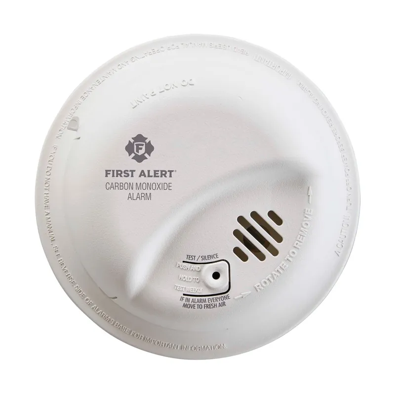 Honeywell First Alert CO5120BN Hardwired 120V Electrochemical Carbon Monoxide Alarm