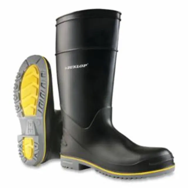 Dunlop Protective Footwear 8990800.09 Polyflex 3 Rubber Boots Steel Toe Size 9