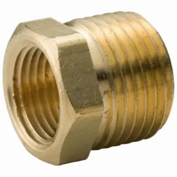 Brass Ftg XNL114-4840 Hex Head Pipe Bushing 125 lb 3 x 2-1/2 in