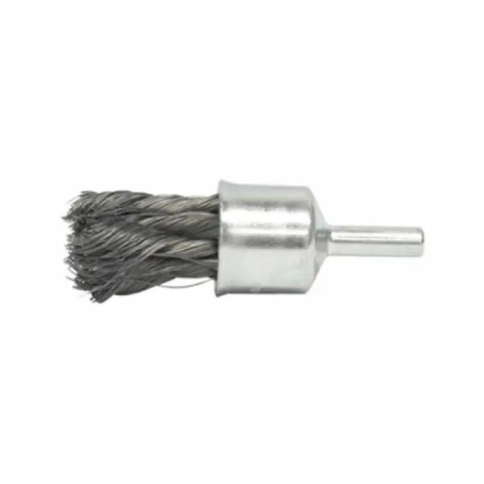 Weiler 10216 End Brush 1/2 in Brush Diameter Stainless Steel Bristles