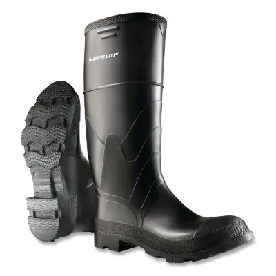 Dunlop Protective Footwear 8662200.12 Economy Steel Toe/Midsole Rubber Boots