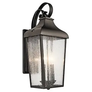 Kichler 49736OZ OBRZ 2 Candle Lantern Wall Light