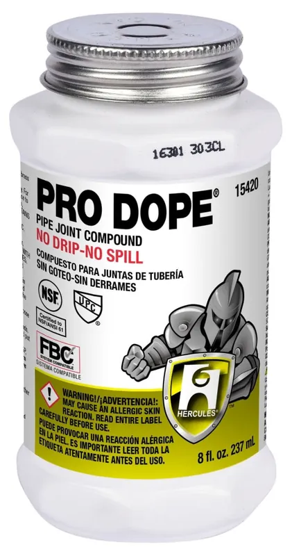Hercules Plumbing Chemicals 15420 Lead-Free Oil Based Sealant 1/2 Pint