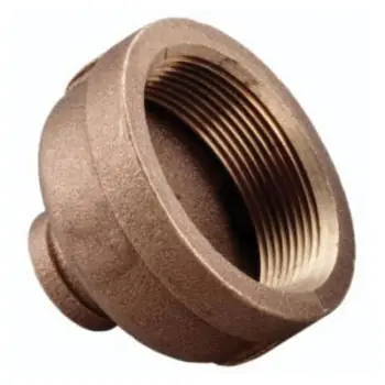 Brass Ftg XNL112-0804 Pipe Reducer Coupling 1/2 x 1/4 in