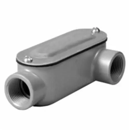 Taymac RLL150 Type LL Conduit Body With Stamped Aluminum Cover 1-1/2 in Hub