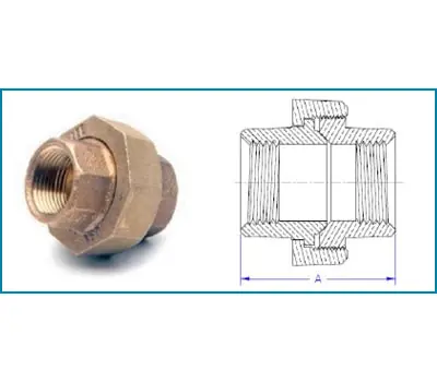 Brass Ftg B-UN01LF