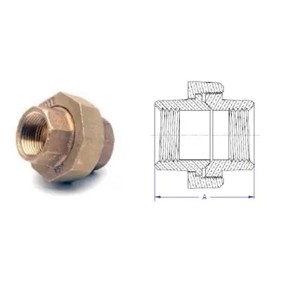 Brass Ftg B-UN02LF