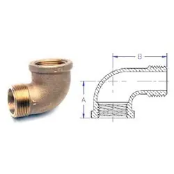 Brass Ftg B-ST9004LF