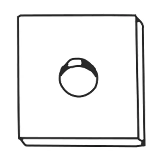 Kindorf H-119-D Steel-City 1/2 Square Washer