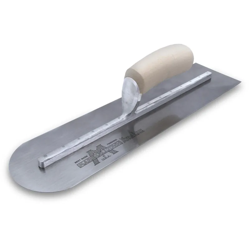 MARSHALLTOWN MXS81RE 18X4 Round End Trowel Wood Handle