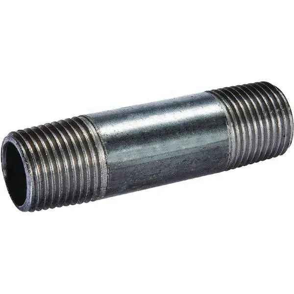 Steel Nippes 583-080 Black Steel Nipple 1/2 inches