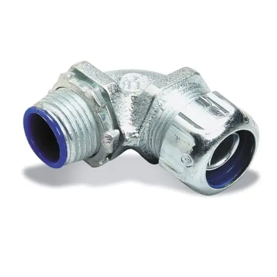 T&B IND FITTING 5359 3 Inch 90 Degree Malleable Iron Insulated Liquidtight Connector