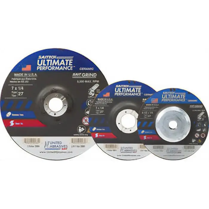 United Abrasives/SAIT 20064 4-1/2 X 1/4 7/8 Ss Grinding Wheel Sait