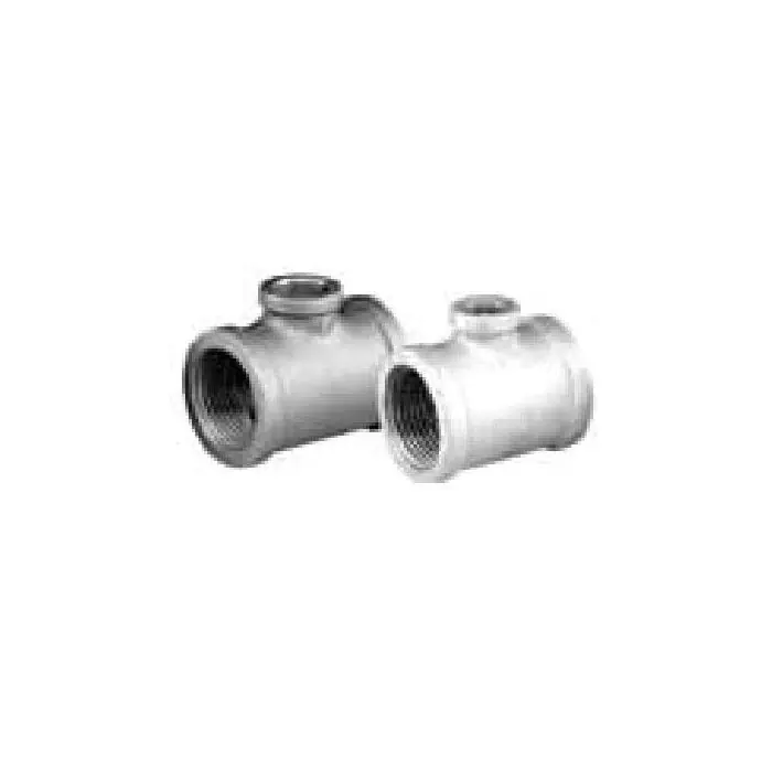 Malleable Fittings ZMGTR0605 Pipe Reducing Tee, 1-1/4 x 1-1/4 x 1 in Nominal