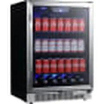 Edgestar CBR1502SG Ccy Du/Mnt Beverage Center Power Stainless Steel Right Hand