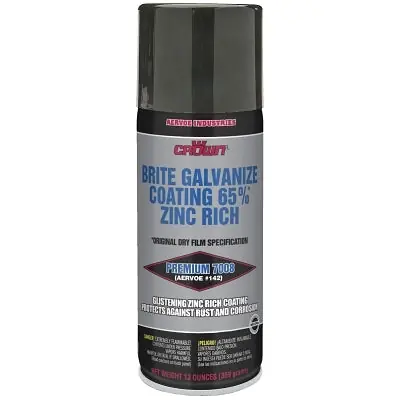 Crown 7008 Galva Bright Premium 16 oz Aerosol Can Replacement MPN