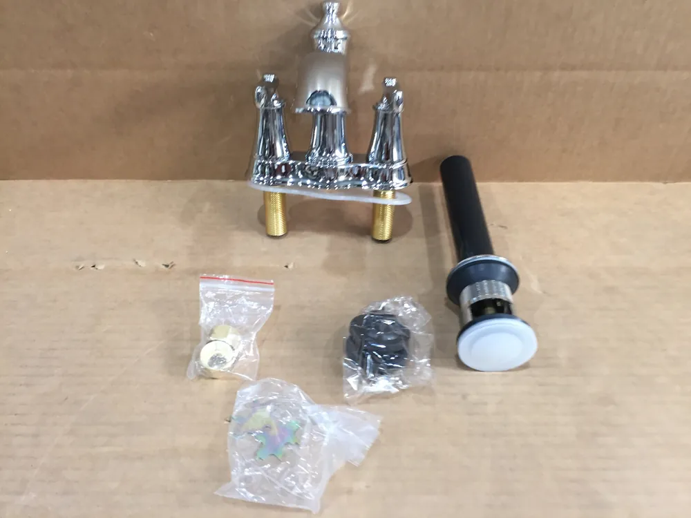 Proflo PFWSC5840CP Hopkins Two Handle Centerset Bathroom Sink Faucet Chrome