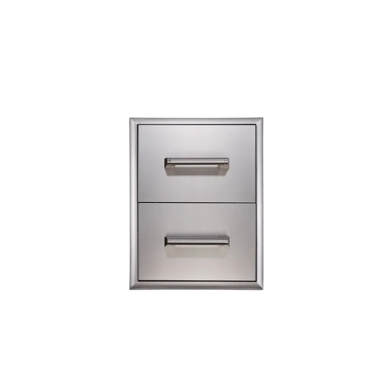 Edgestar E160DRAW2 16 Stainless Steel 2 Drawer Storage Accessory