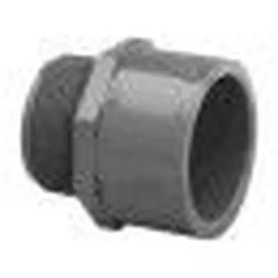 Charlotte 8833 PVC (Schedule 80) 8109 Series Adapter Male S x MPT 1-1/4