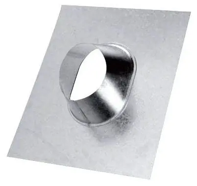 Selkirk 106830(6RV-AF12) RV Series Bvent Gas Roof Flashing Adjustable 6/12 to 12/12 6