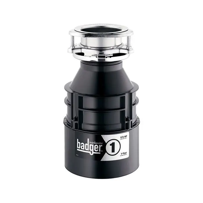 Badger 1 79029-ISE Garbage Disposal Continuous Feed 1/3 Horsepower Replacement MPN