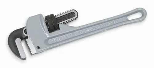 Williams Tools 13510 Pipe Wrench 24 in OAL 3-3/4 in Maximum Jaw Capacity Standard Adjustment Type