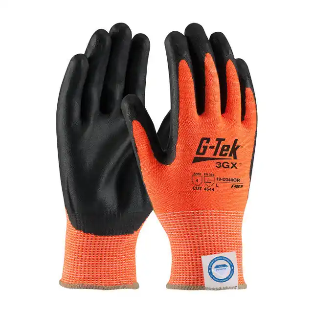 G-Tek 19-D340OR/L ECO Series Cut Resistant Gloves