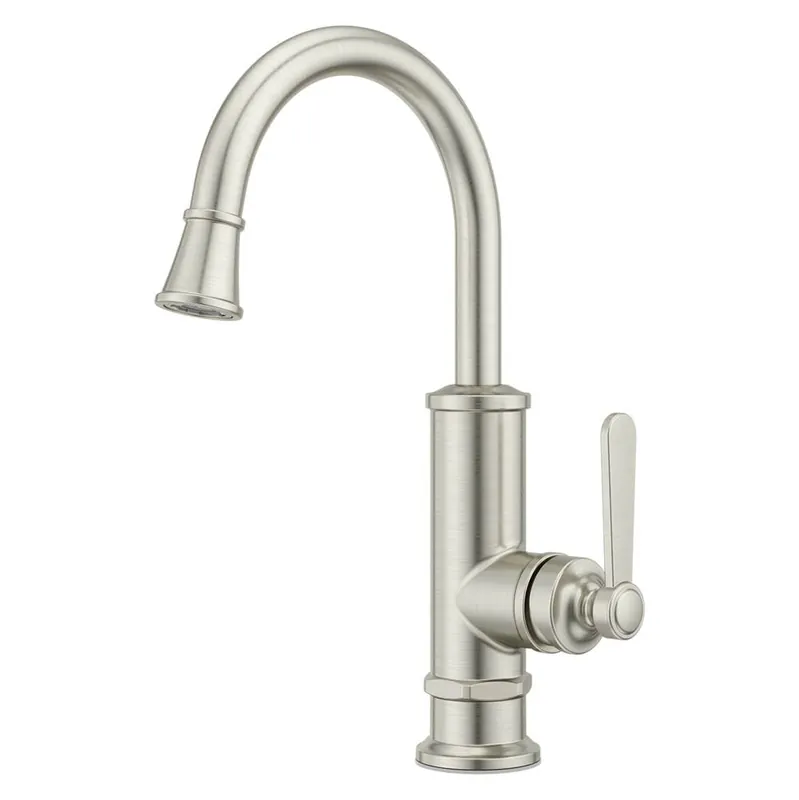 Pfister GT72-TDS Single Handle Lever Bar Faucet in Stainless Steel