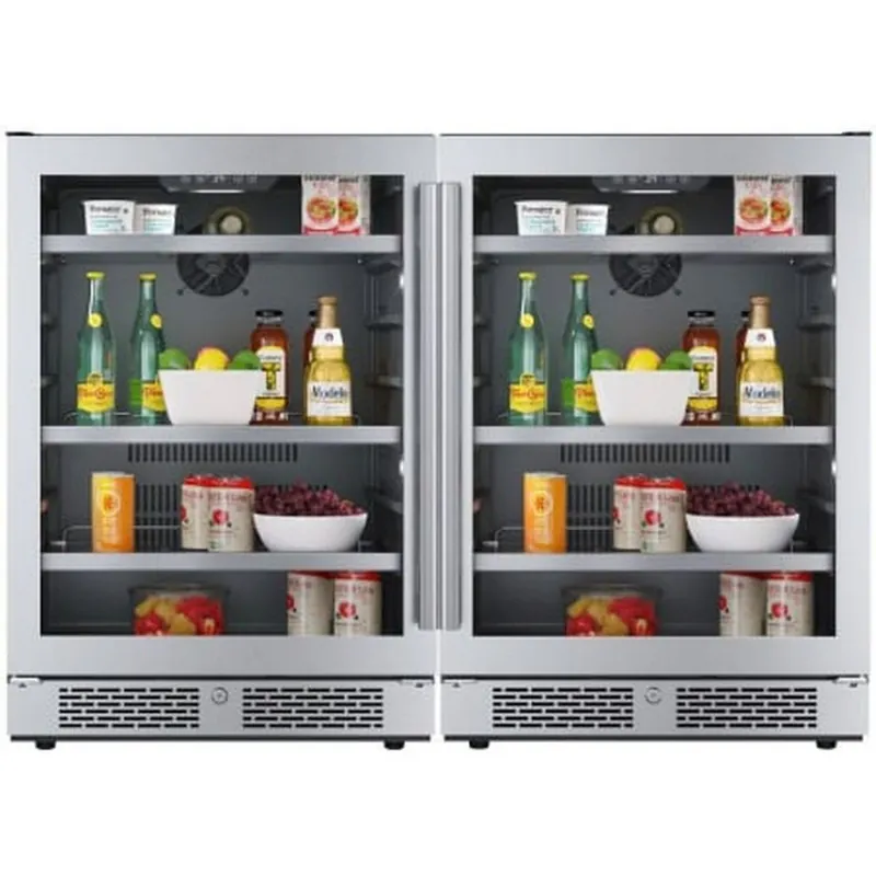 Avallon ABR242SGDUAL Beverage Cooler Dual Zone