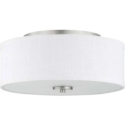 Progress Lighting P350130-009 Inspire 13 in. 60W 2-Light Medium E-26 Incandescent Flush Mount Ceiling Fixture